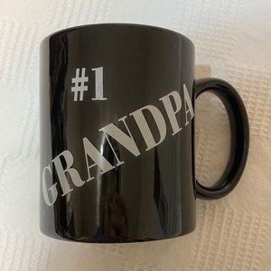#1 GRANDPA BLACK MUG